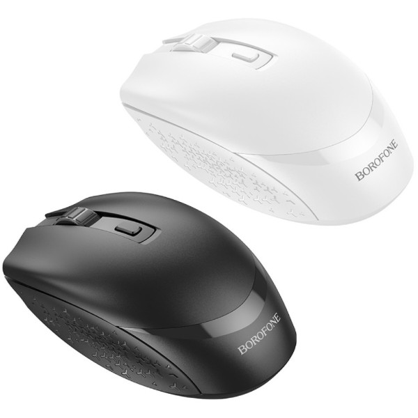 Фото - Мышь беспроводная BOROFONE BG7 Platinum Black (6974443389982)